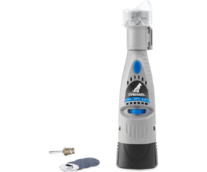 Dremel Pet Nail Care 7020-PGK (4 x AA-Batterien, 4 x Schleifscheiben im Karton) + Dremel 2615PG10AC Schleifscheibe SD60 10-teilig für die Tiernagelpflege