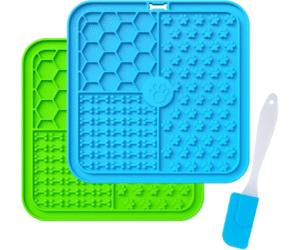 Leckmatte für Hunde, Premium-Leckmatte für Hunde mit Saugnapf zur Linderung von Angstzuständen bei Hunden, Leckmatte für Hunde zum Baden, Pflegen und Trainieren für Welpen